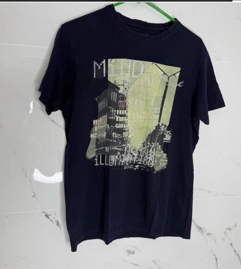 Tru Trussardi Graphic T-Shirt Sz S/M Mind Illumination Rare